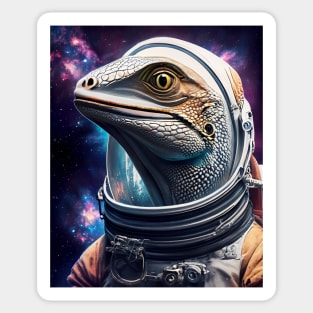 Iguana that reached space Sticker